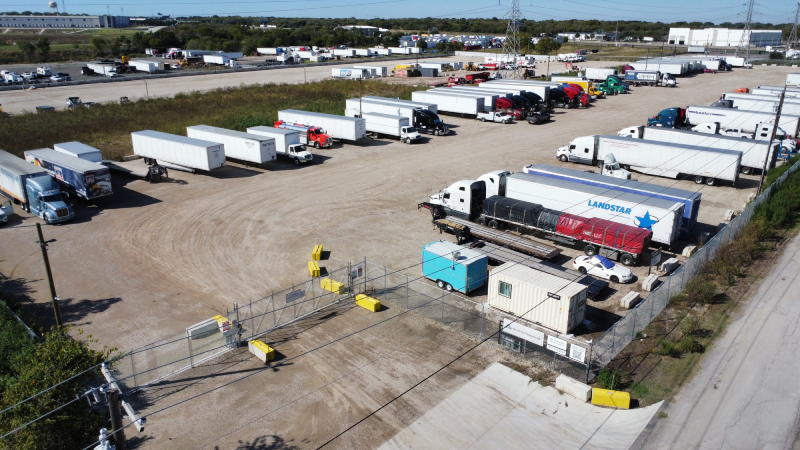 Semi Truck and Trailer Parking