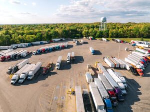 Truck Parking Lots vs. Truck Stops