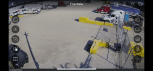 Semi Truck Parking Lot